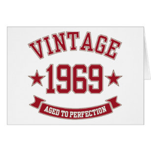 1969 Vintage Âgé À La Perfection