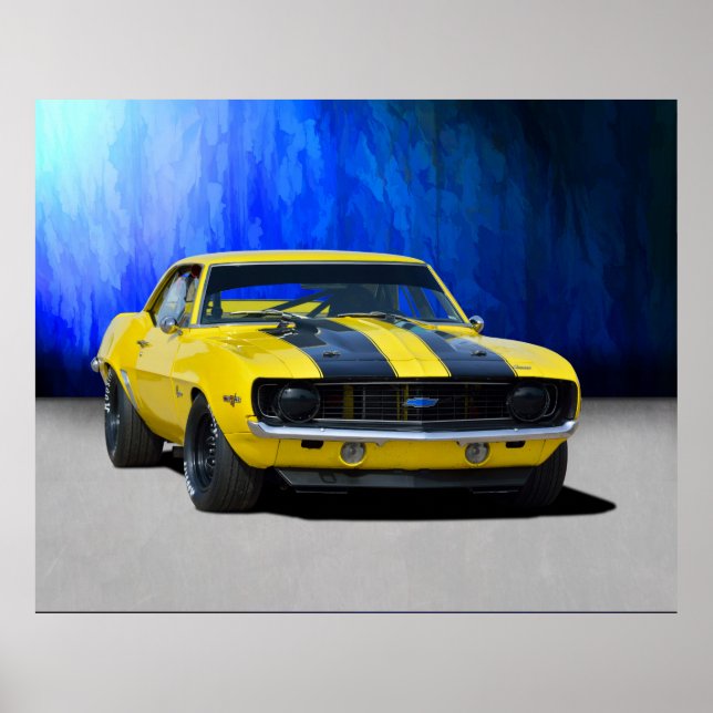 1969 Z28 Camaro Poster (Devant)