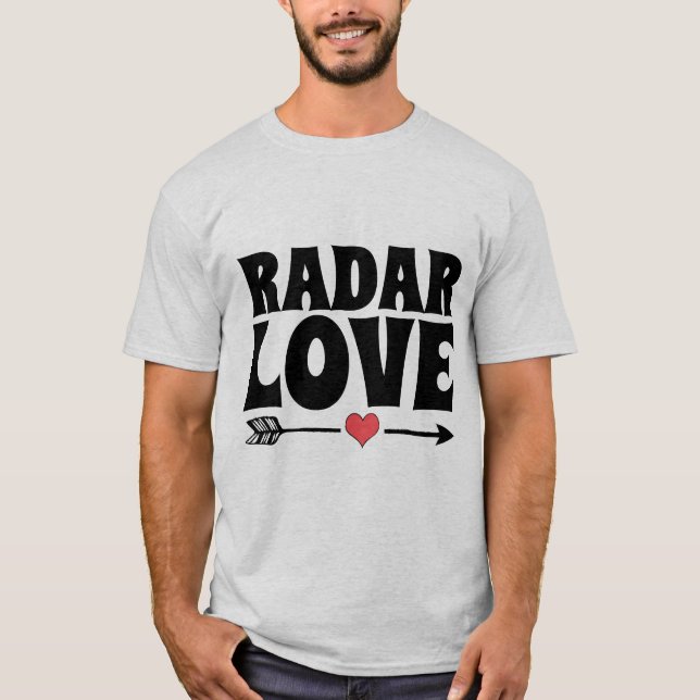 1970s VINTAGE RADAR LOVE T-Shirts (Devant)
