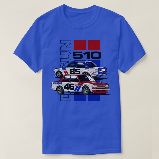 1971 Datsun 510 Trans Am TShirt (Design devant)