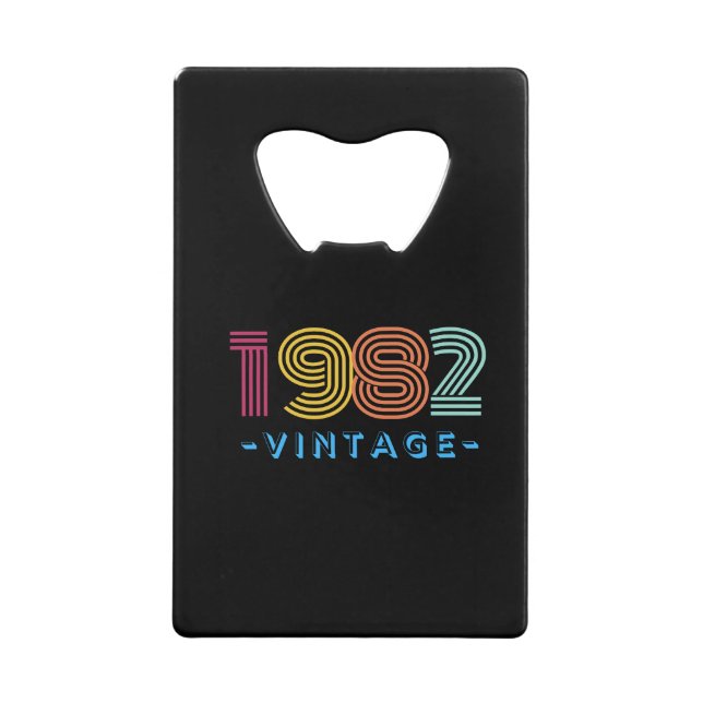 1982 Vintage Bottle Opener - Retro- Cadeau (Devant)