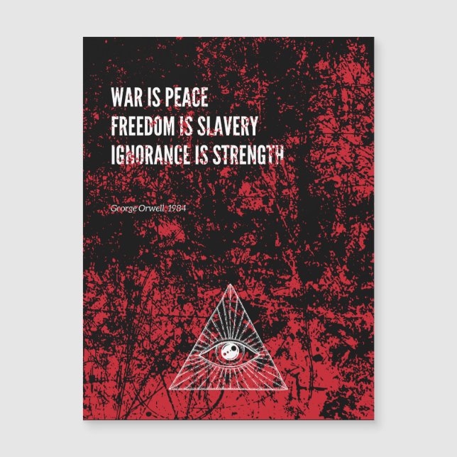 1984 George Orwell War (Devant)