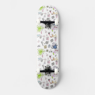 1990s Cartoon comédie nostalgie skateboard motif