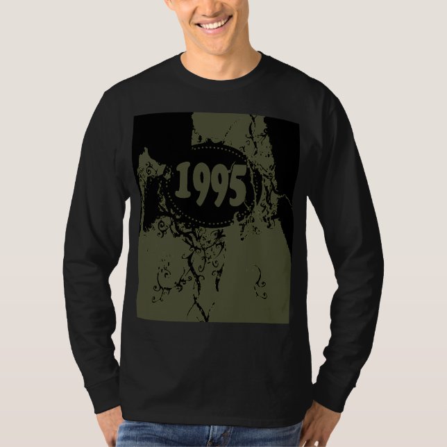1995 - Black Vintage rétro - T-Shirt (Devant)