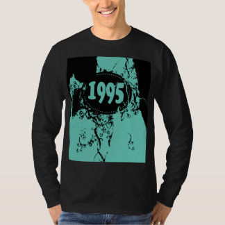 1995 - Noir, bleu Vintage rétro - T-Shirt