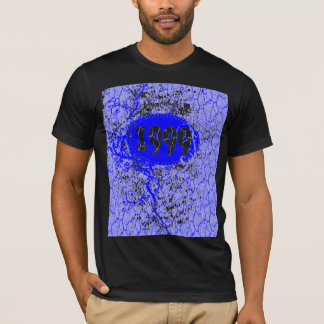 1999 - Purple, bleu Crack Vintage rétro - T-Shirt