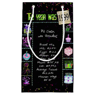 1999 Trivia de l'année de naissance sur le sac cad