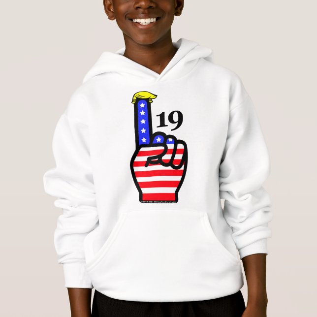 19 : Sweat - shirt à capuche du garçon (Devant)