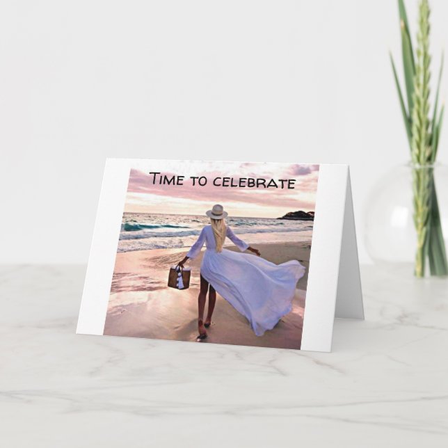 **19e ANNIVERSAIRE** TEMPS DE CÉLÉBRER LA Carte "V (Devant)