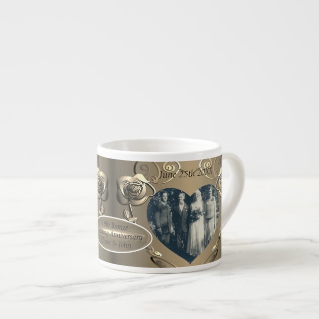 19ème/8ème Bronze + 2 Photos Mug (Devant droit)