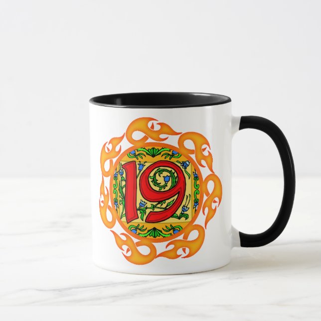 19ème Tasse de cadeaux d'anniversaire (Droite)