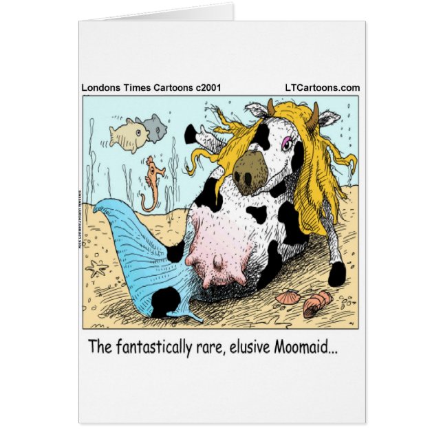 1/2 Vache 1/2 Sirène Moomaid Drôle (Devant)