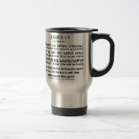 1:9 de Joshua dans la tasse amharique de voyage
