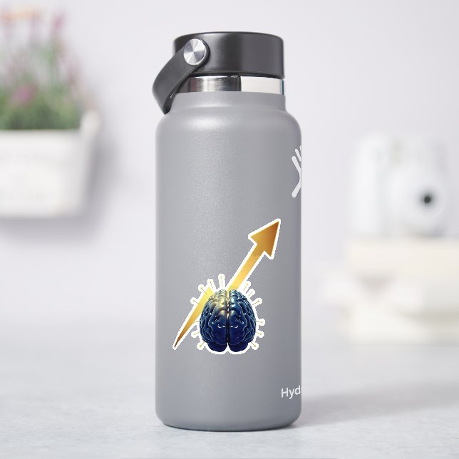 1. Autocollant motivant Viny – Pas d'excuses  (HydroFlask)