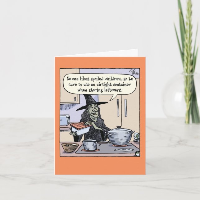 1 Carte d'Halloween amusante - Enfants gâtés (Devant)