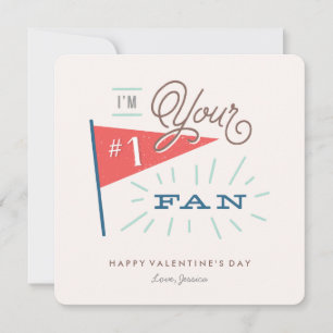 #1 Carte Fan Valentine's Day