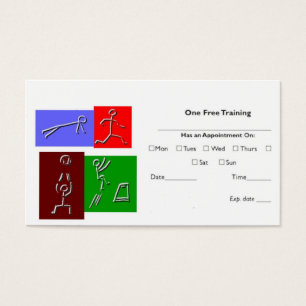 1 carte libre de séance d'entraînement