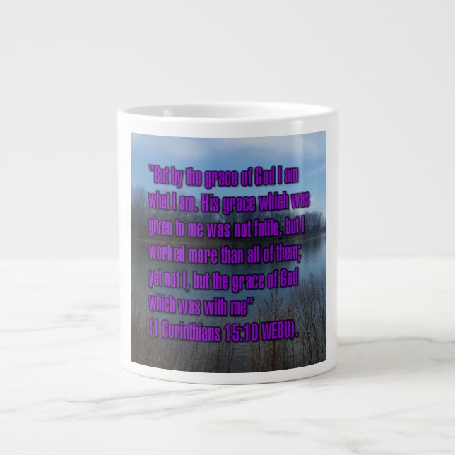 1 Corinthians 15:10 WEBU Mug (Devant)