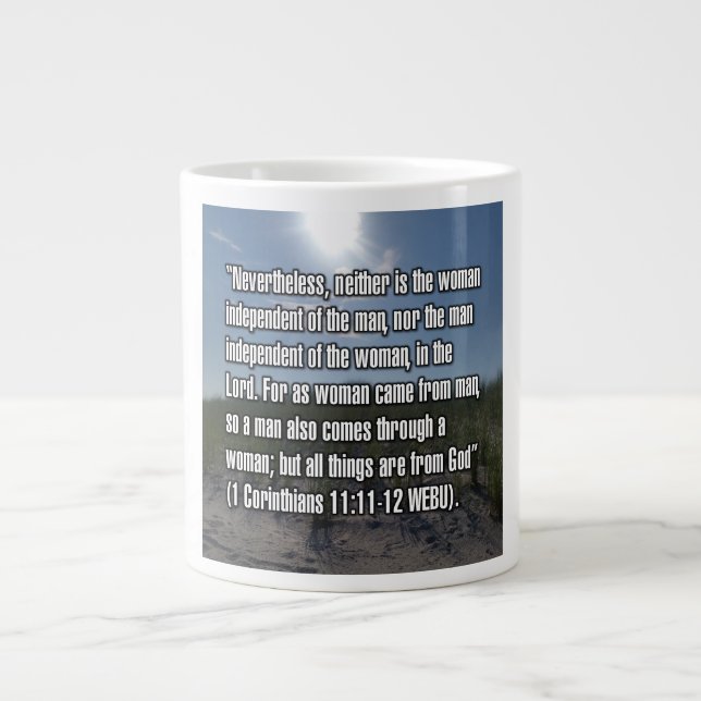 1 Corinthiens 11:11-12 WEBU Mug (Devant)