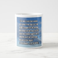 1 Corinthiens 11:8-10 WEBU Mug
