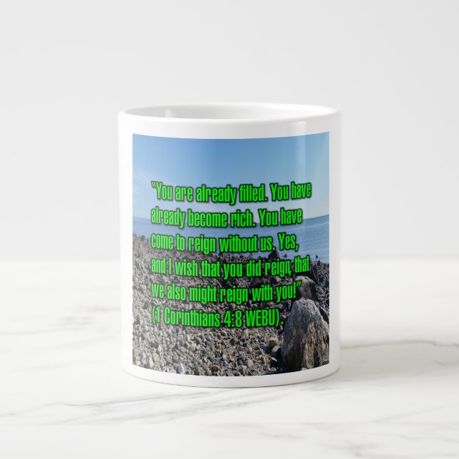 1 Corinthiens 4:8 WEBU Mug (Devant)