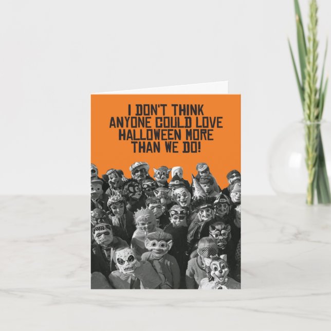 1 Drôle carte d'Halloween - Aimé par les dentistes (Devant)