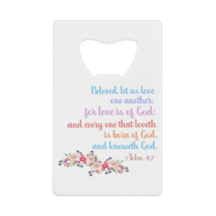 1 Jean 4:7 Verset biblique Texte arc-en-ciel