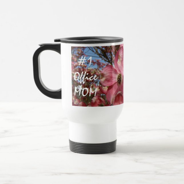 #1 Maman de bureau tasse à café Fleurs de Cornouil (Gauche)