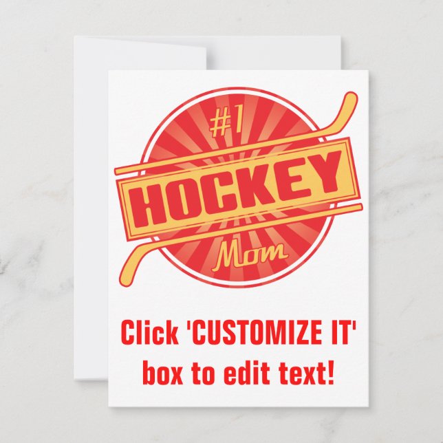 #1 Maman de hockey (Devant)