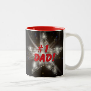 #1 Papa ! - Juste dire’in Mug à café à deux tons