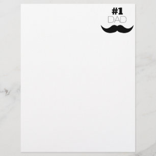 #1 Papa Mustache noire - Numéro Un
