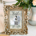 1 photo recto verso pour encadrer le Mariage QR Nu<br><div class="desc">Ajoutez une touche de finition personnalisée aux décorations de réception de mariage avec des photos personnalisées et des numéros de table QR Code. Ces impressions photo recto verso 4x6 ne sont pas des cartons et doivent être placées dans des cadres. L'image et tout le texte sur ce modèle sont simples...</div>