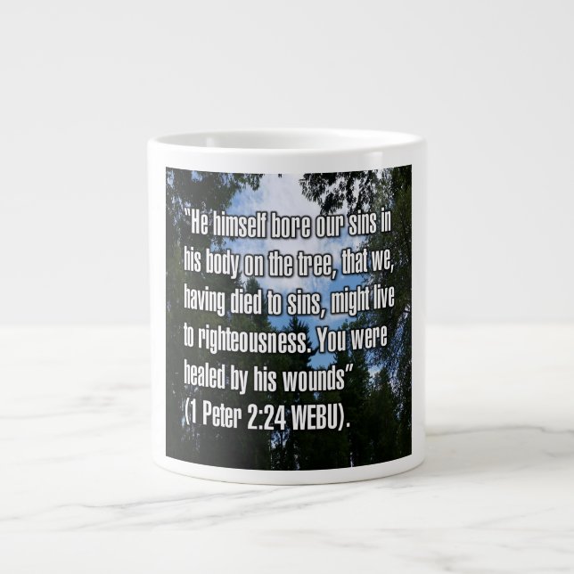 1 Pierre 2:24 WEBU Mug (Devant)