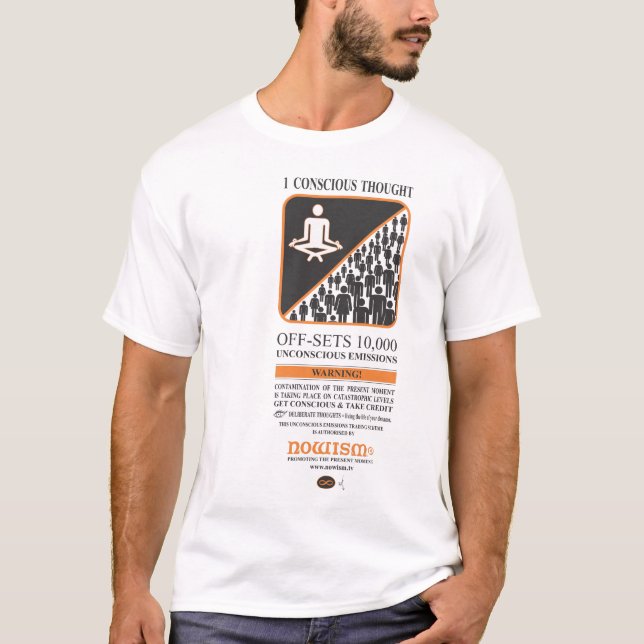 1 T-shirt conscient de pensée (Devant)