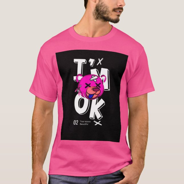 1. T-Shirt Vibes Stylisées - Bold Look, Com Quotid (Devant)