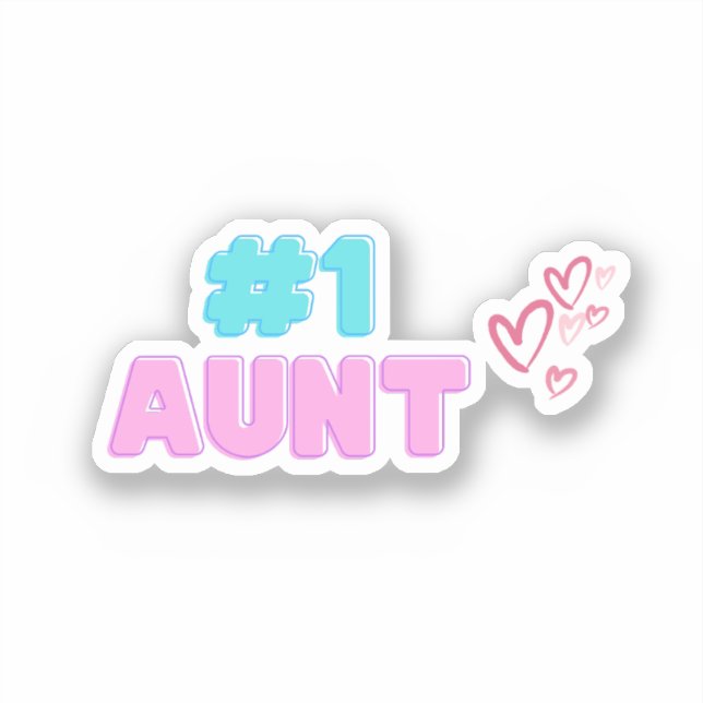 #1 Tante Autocollant (Recto)