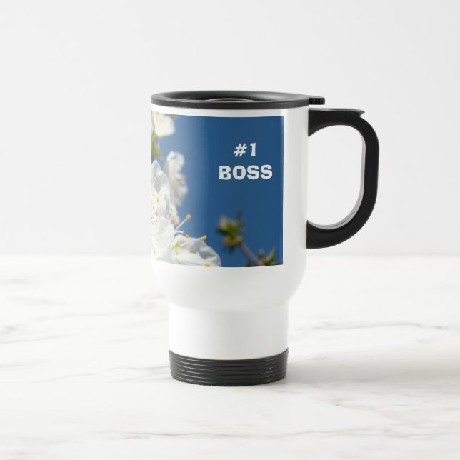 #1 Tasse de voyage BOSS Fleurs de cerisier Printem (Droite)