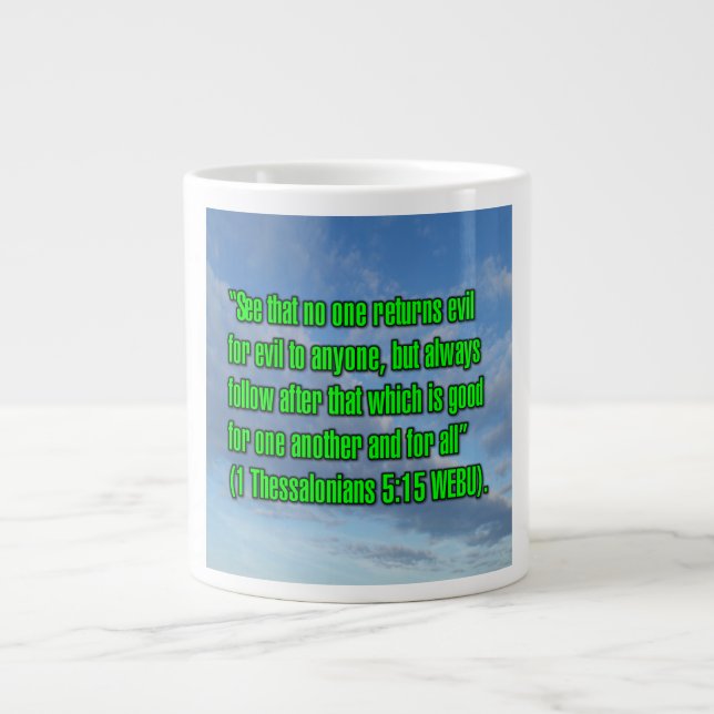 1 Thessaloniciens 5:15 WEBU Mug (Devant)