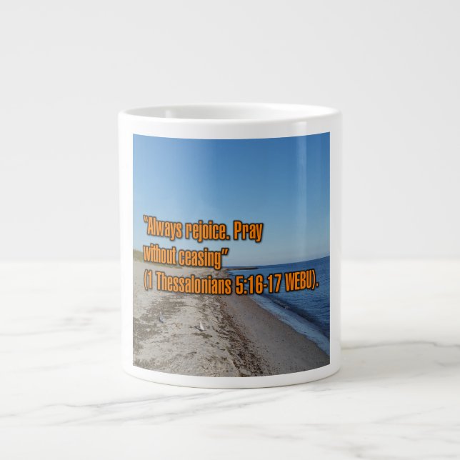 1 Thessaloniciens 5:16-17 WEBU Mug (Devant)