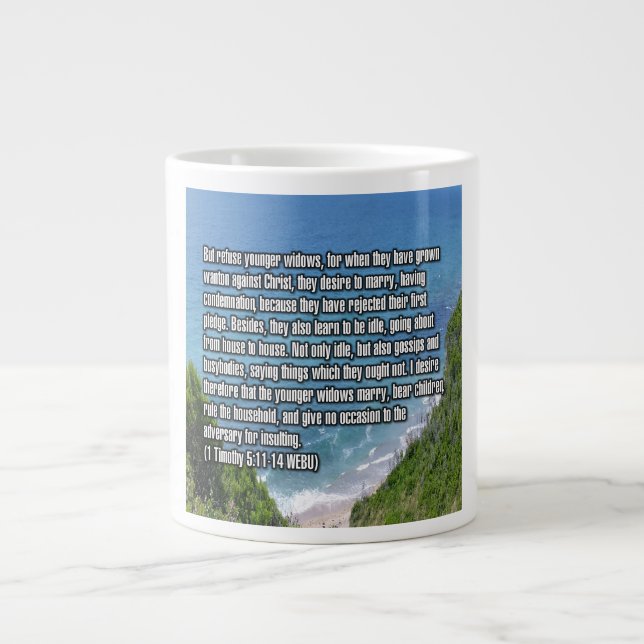 1 Timothée 5:11-14 WEBU Mug (Devant)