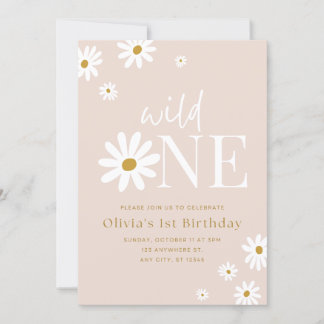 1er anniversaire Invitation