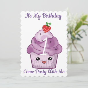 1er anniversaire Invitations de fête