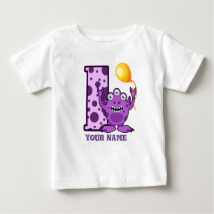 1er Anniversaire Monster Custom Baby T-shirt