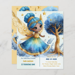 1er Anniversaire Petite Fée Princesse Africaine ON