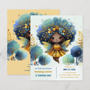 1er Anniversaire Petite Fée Princesse Africaine ON