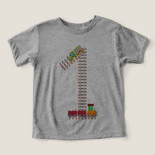 1er Anniversaire Train Railroad Thème 1 An Enfants