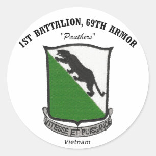 1er Bataillon, 69e Stickers Armor