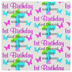 1ER BÉNÉFICE D'ANNIVERSAIRE ET TISSU DE PRIÈRE