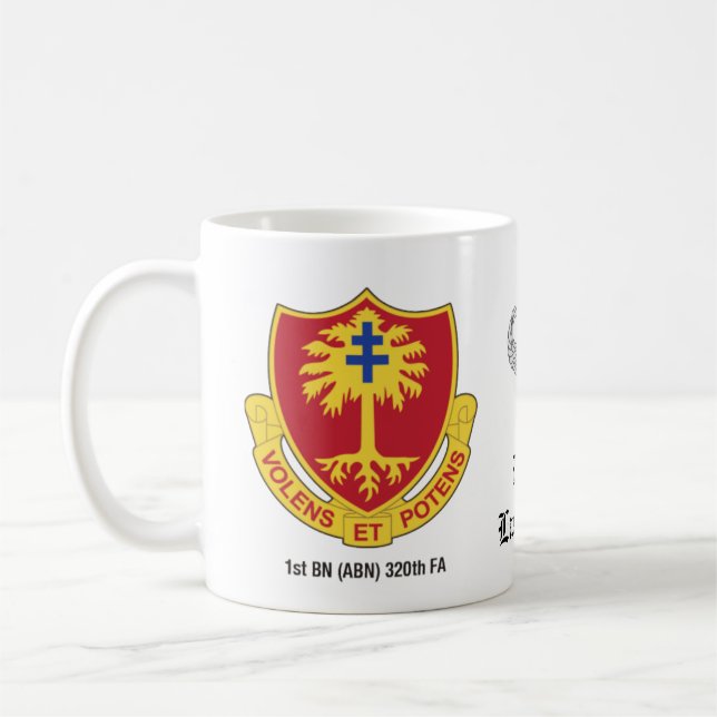1er BN (ABN) 320e FA, 82e ABN DIV Mug (Gauche)