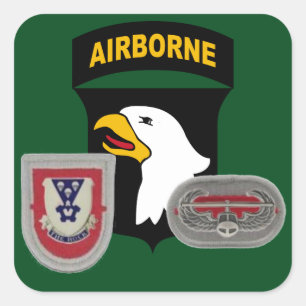 1ER BN (ABN) 503D INFANTERIE 101E STICKERS AÉROBOR